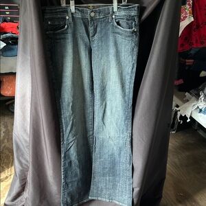 Stylish Blue Flare Women's Jeans